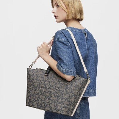 BOLSO TOUS SHOPPER KAOS ICON XL NEGRO