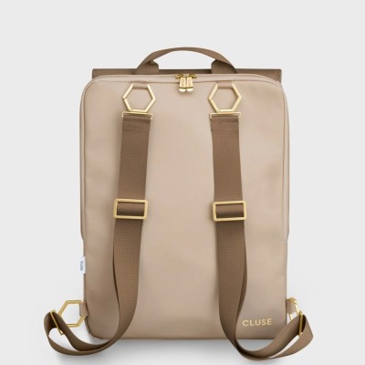 MOCHILA CLUSE REVERSIBLE BEIGE/MARRÓN