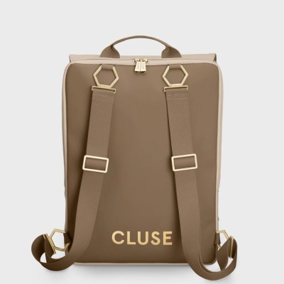 MOCHILA CLUSE REVERSIBLE BEIGE/MARRÓN