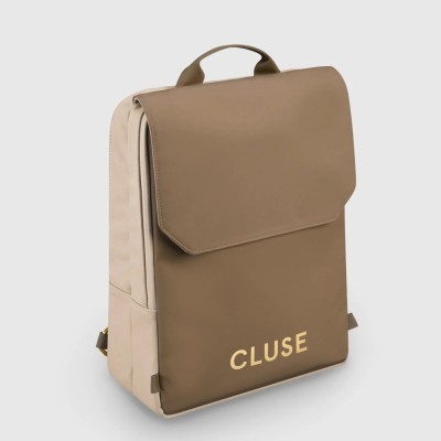 MOCHILA CLUSE REVERSIBLE BEIGE/MARRÓN