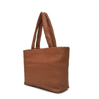 BOLSO SHOPPER GUESS FRANCY CAMEL
