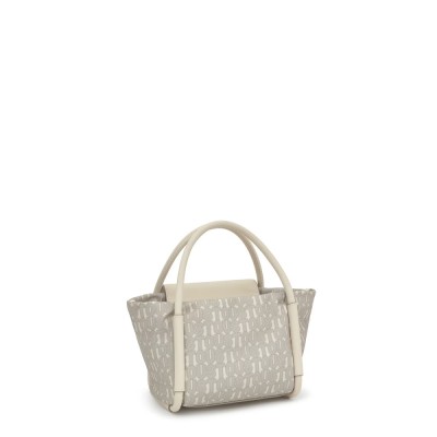 BOLSO TOUS MINI SILHOUETTE SOFT BEIGE ESTAMPADO