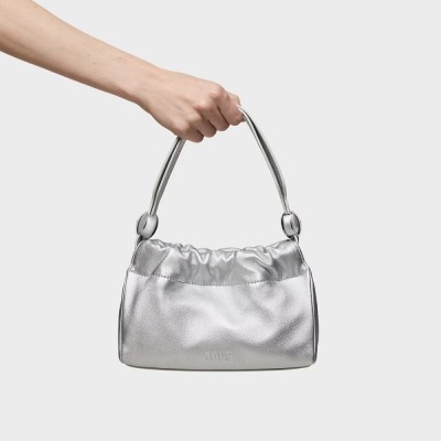BOLSO TOUS DE PIEL XS GLOSS PLATA