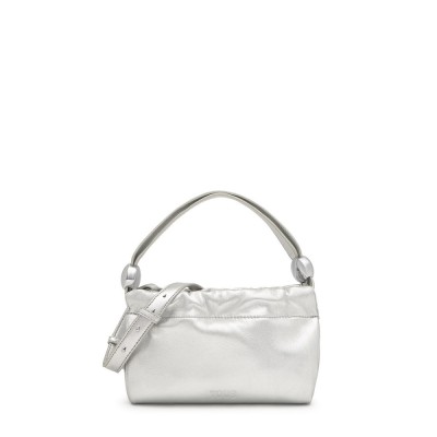 BOLSO TOUS DE PIEL XS GLOSS PLATA