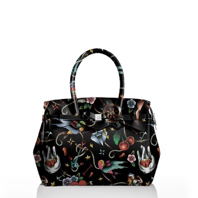 BOLSO SAVE MY BAG MISS PLUS TATTO NEGRO