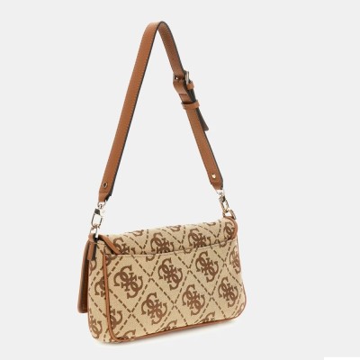 BOLSO BANDOLERA GUESS CIRCE LATTE LOGO