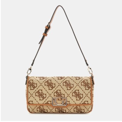 BOLSO BANDOLERA GUESS CIRCE LATTE LOGO