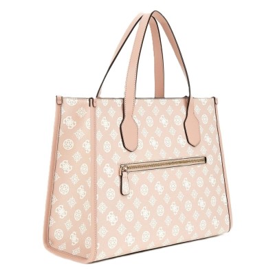 BOLSO GUESS SILVANA LOGO SAND