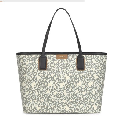 BOLSO TOUS K TOTE BEIGE NEGRO