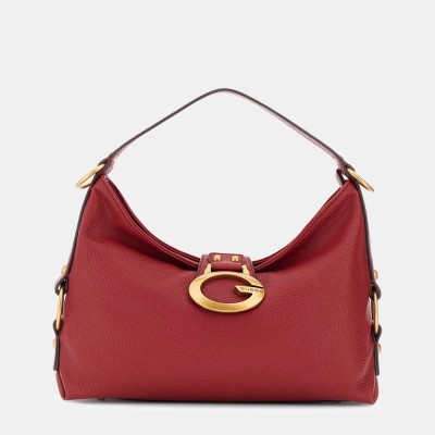 BOLSO AL HOMBRO GUESS CAMDEN BURDEOS