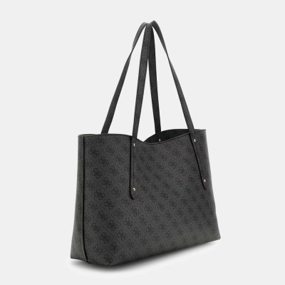 BOLSO SHOPPER GUESS BRENTON LOGO NEGRO
